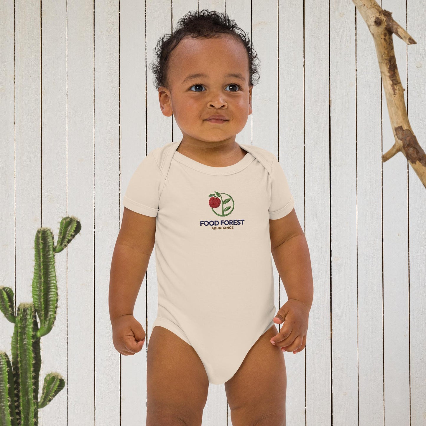 Organic cotton baby bodysuit